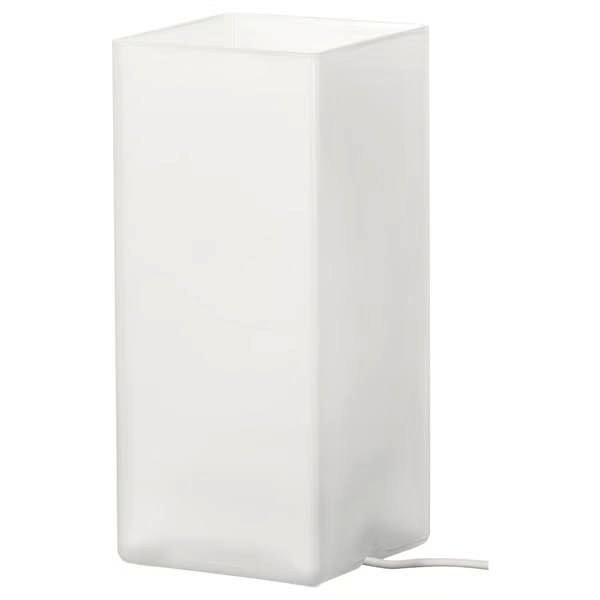 GRÖNÖ Table lamp, frosted glass white from IKEA