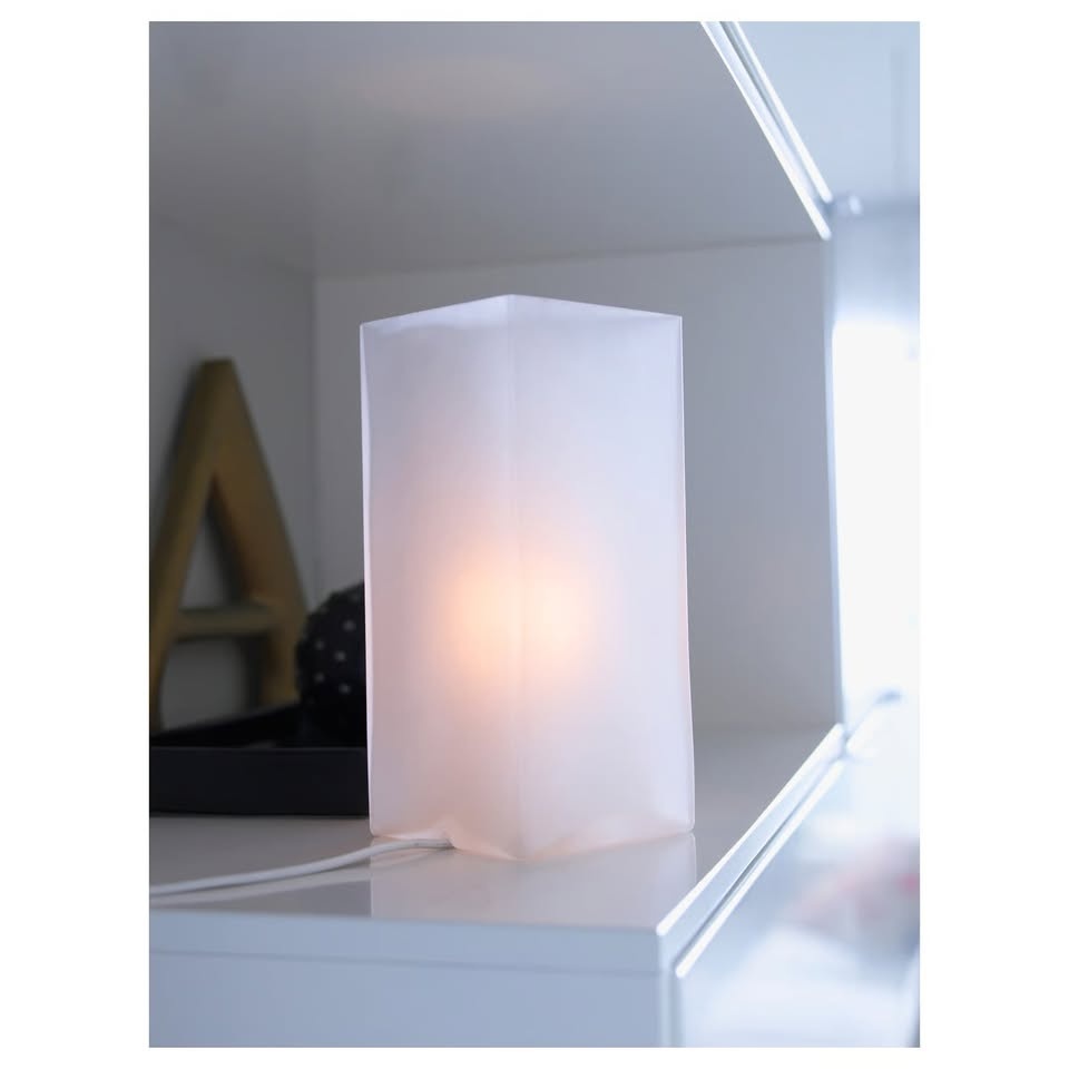 GRÖNÖ Table lamp, frosted glass white from IKEA - photo 3