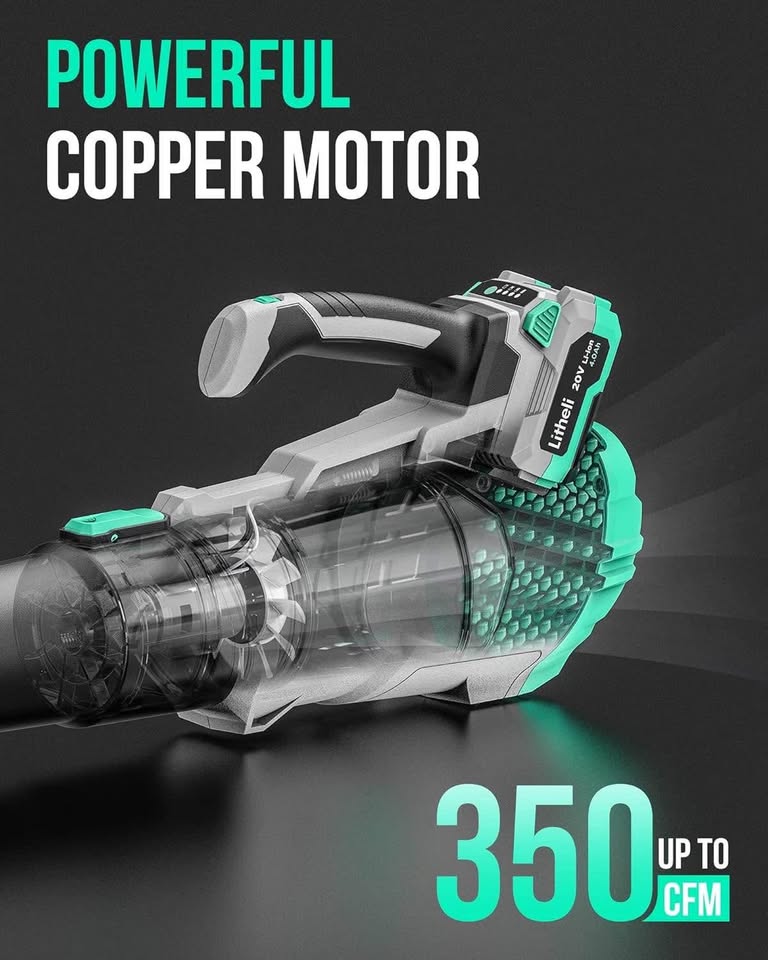 Litheli 20V Cordless Leaf Blower with 4.0 Ah Battery - photo 2