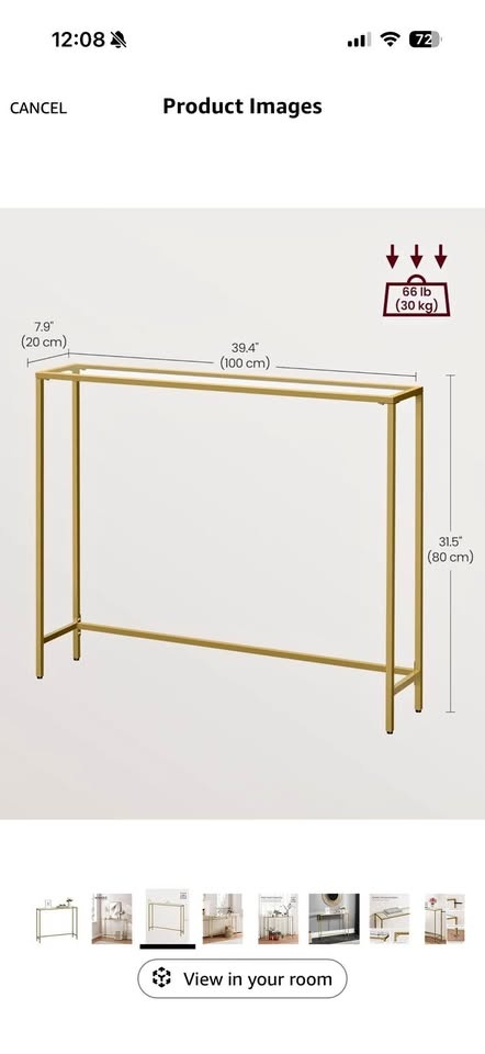 Entryway Console Table