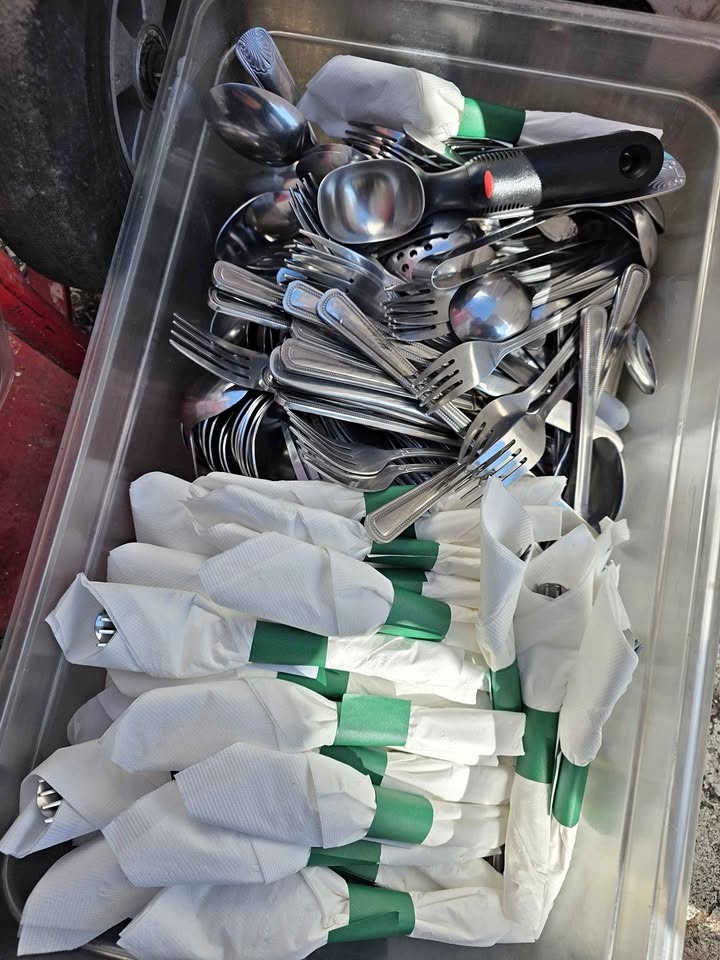 Spoon and forks. Silverware