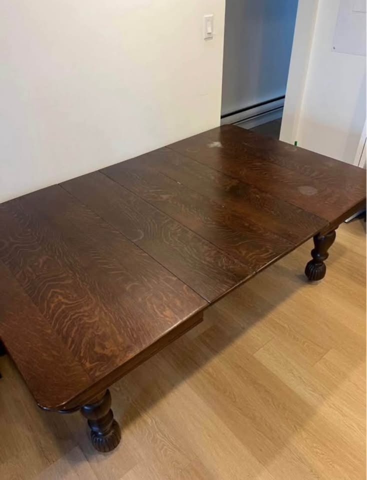 Antique/Vintage Dining Table w/ 3 Leaves - photo 2