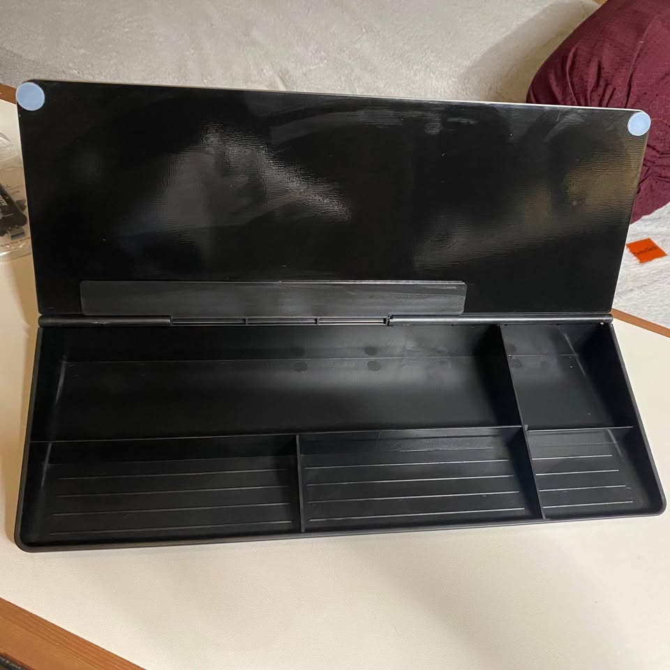 Glass Desk Whiteboard with Storage - photo 3