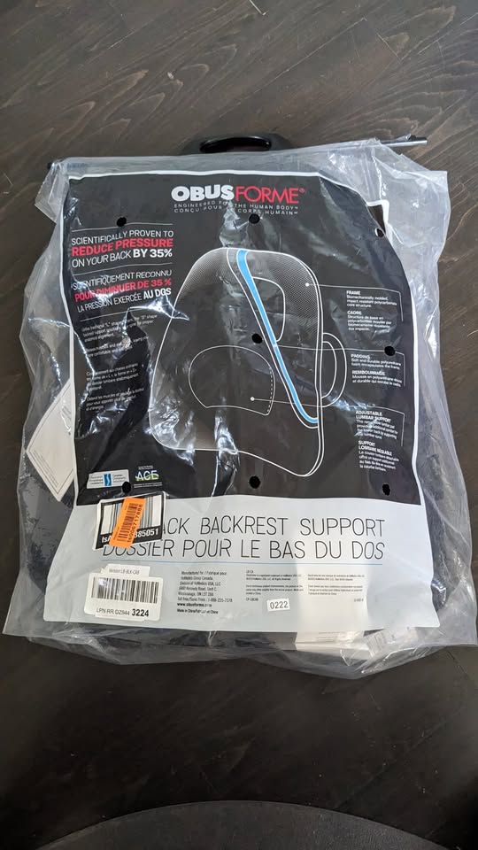 ObusForme Lowback Backrest - photo 2