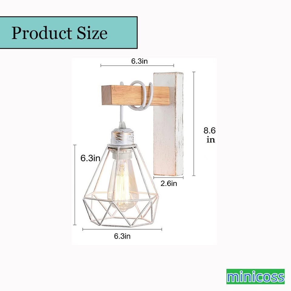 Farmhouse Wall Sconces Set of Two - photo 3