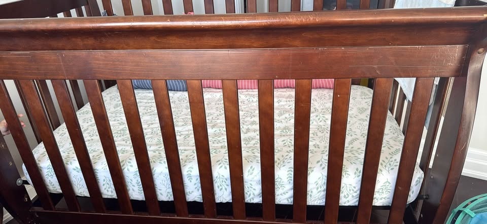 Baby Crib and Mattress - photo 3