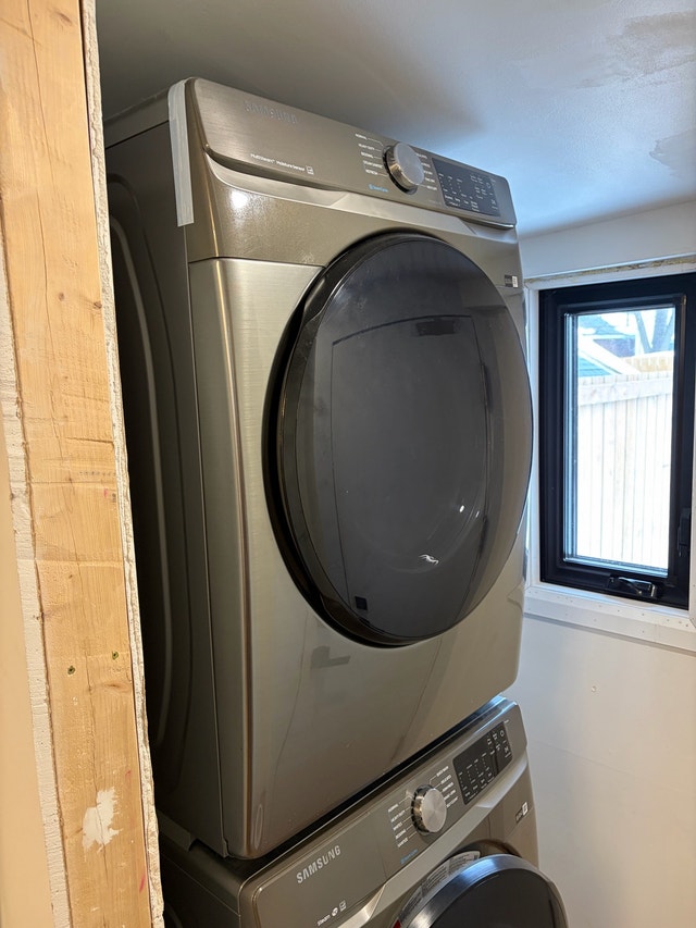 Samsung Front Load Washer & Dryer – Stainless Steel - photo 3