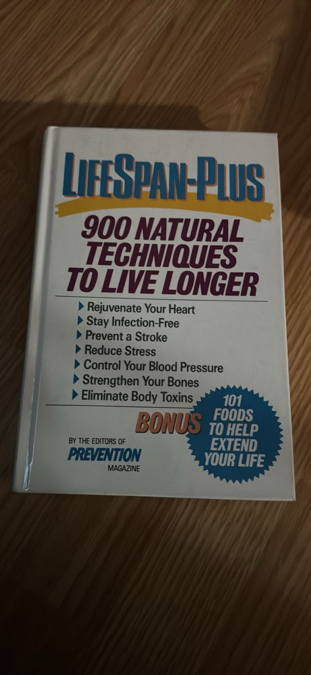 Lifespan-Plus 900 natural technologies to live longer - Book