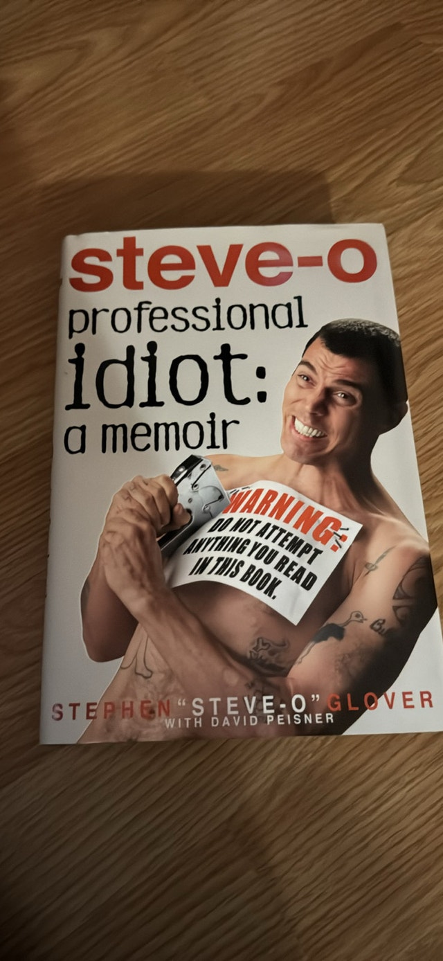 Steve-O Professional Idiot a Memoir - Book