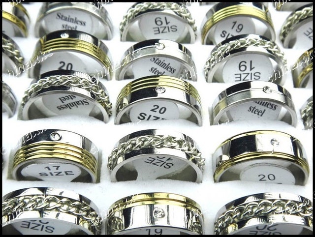 Stainless steel rings 2 for $10
