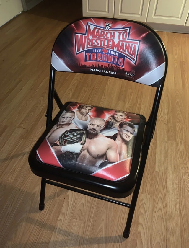 WWE PPV Chairs (SummerSlam, Elimination Chamber, Roadblock) - photo 3