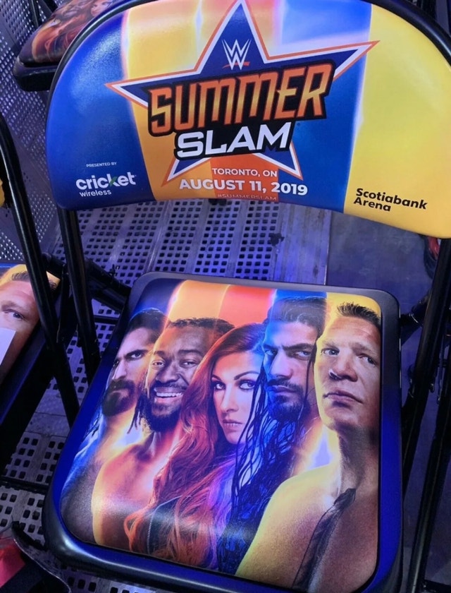 WWE PPV Chairs (SummerSlam, Elimination Chamber, Roadblock) - photo 4