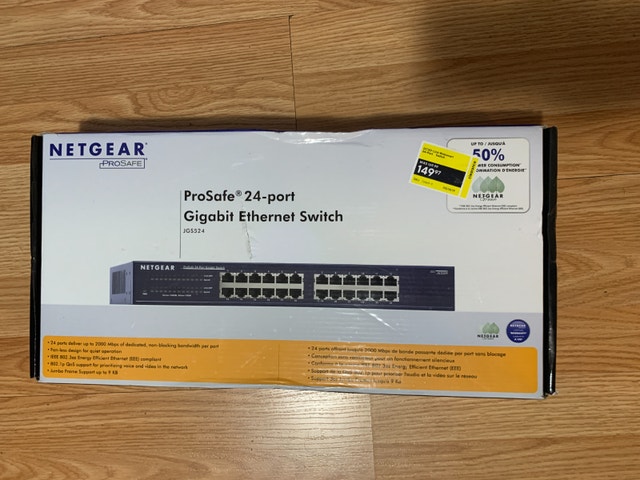 Netgear 24 Port Gigabit Switch NEW