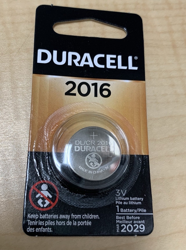 Duracell battery 2016