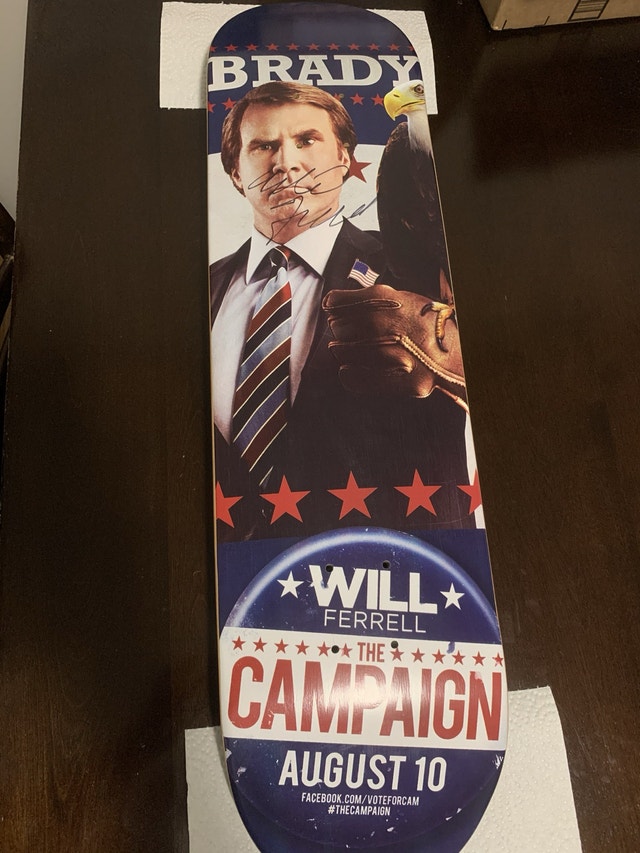 Will Ferrell Autographed Skateboard - photo 2