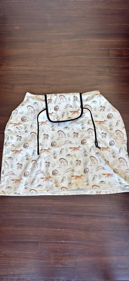 Baby Carseat Cover Woodland Animals
