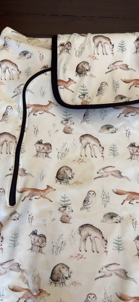 Baby Carseat Cover Woodland Animals - photo 2