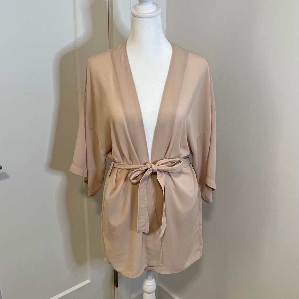 Wilfred Aritzia Beige Kimono Cardigan - Size XXS - photo 2