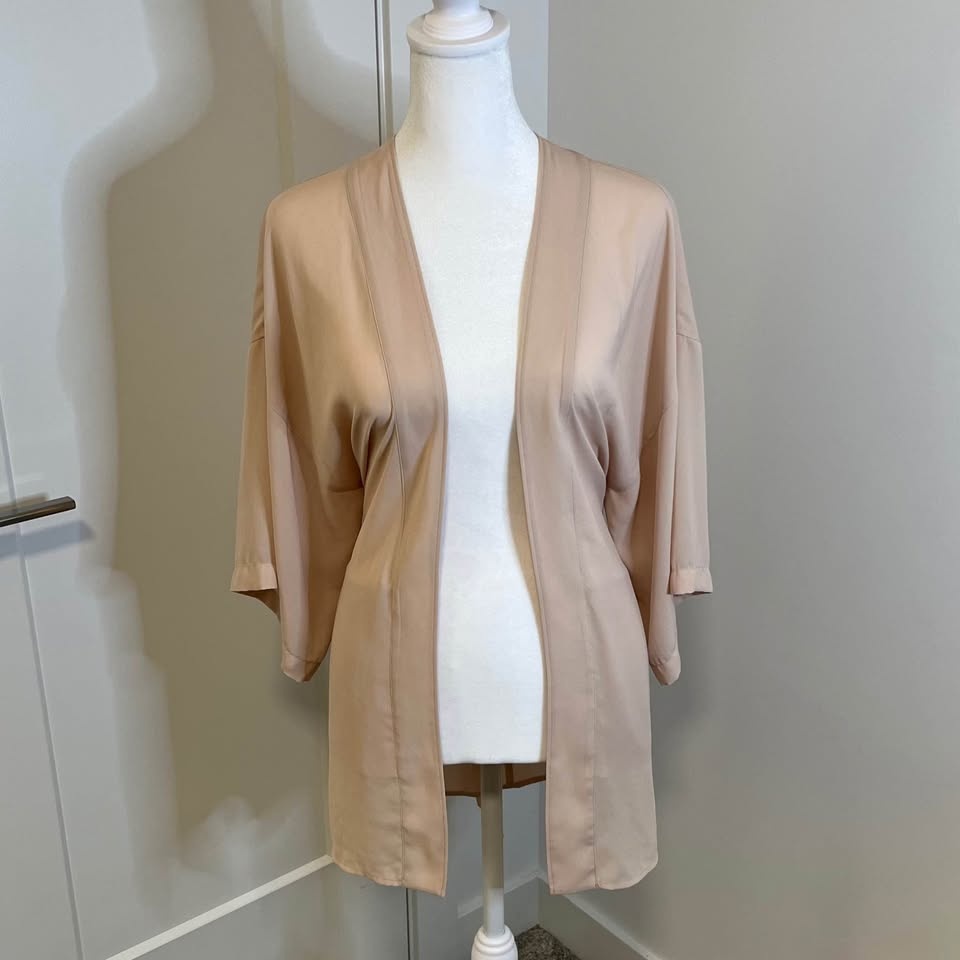 Wilfred Aritzia Beige Kimono Cardigan - Size XXS - photo 3