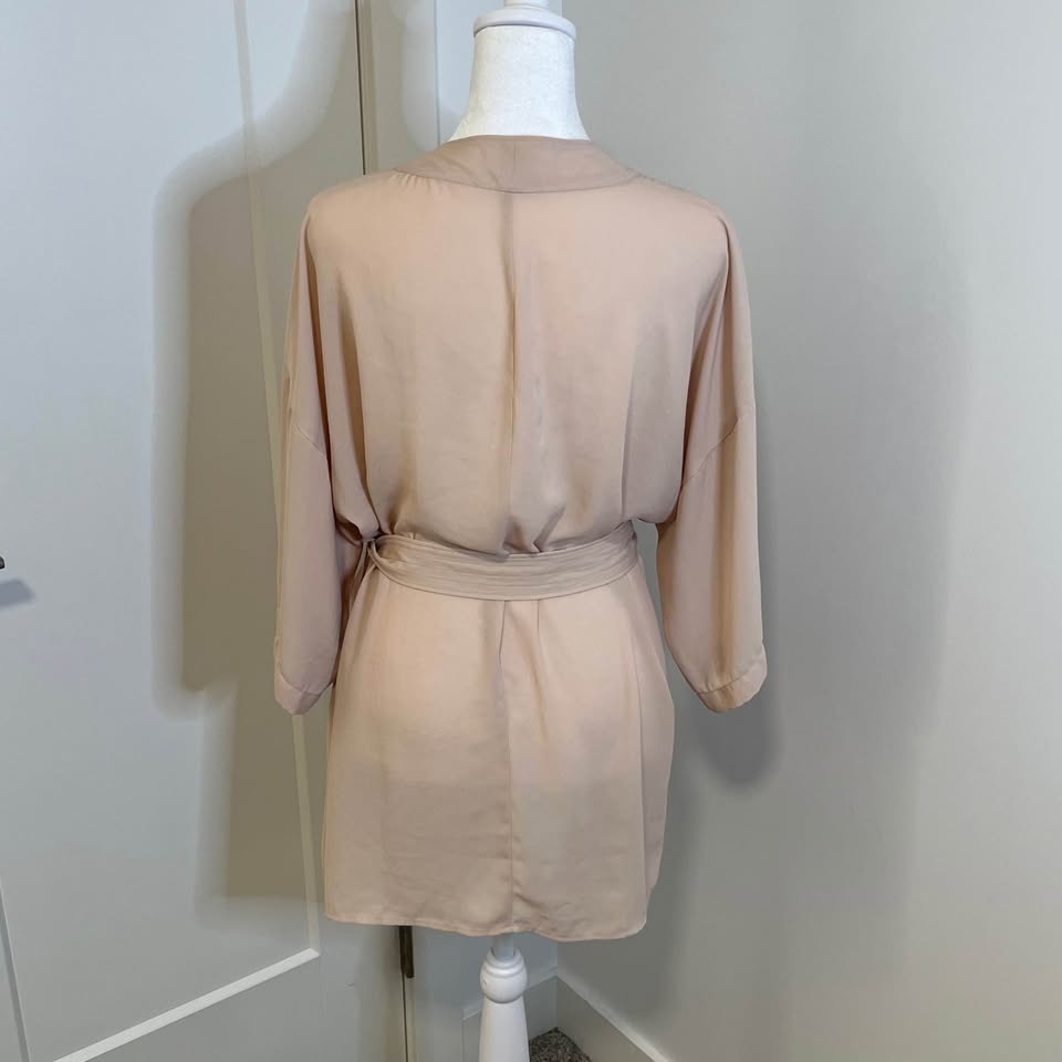 Wilfred Aritzia Beige Kimono Cardigan - Size XXS - photo 4