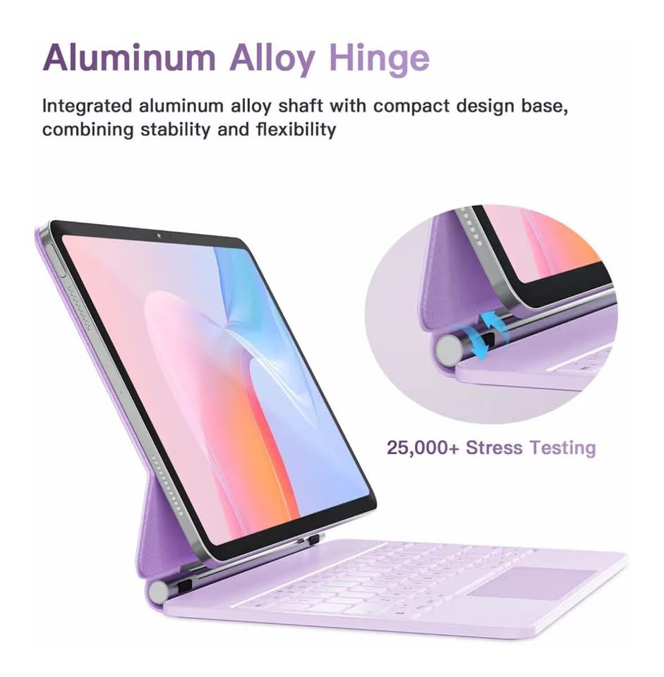 Purple Floating Keyboard Case for iPad Pro 11 / iPad Air - photo 4