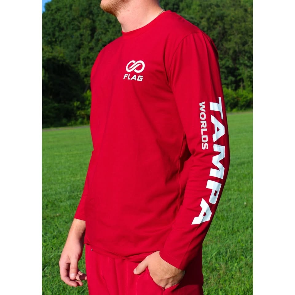 Infinite Flag Tampa Worlds 2025 Gray Long Sleeve Youth XL NWT - photo 2