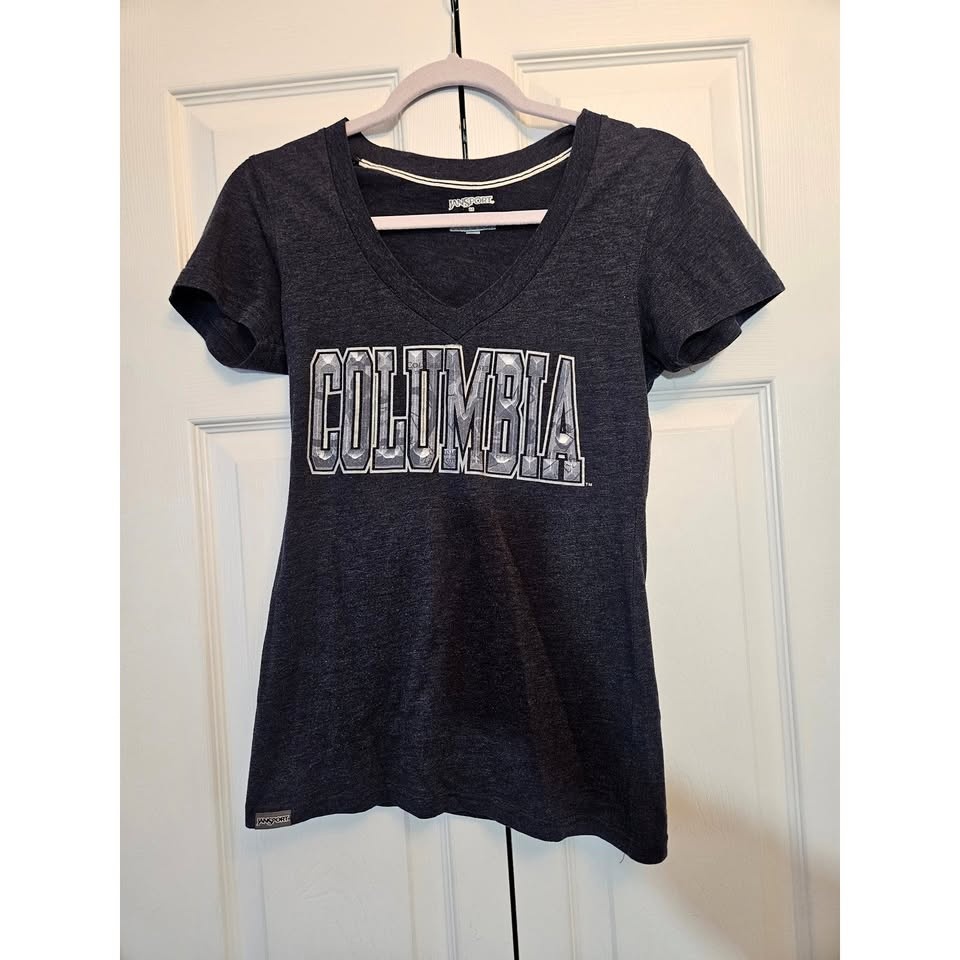 Jansport Columbia University V-Neck T-Shirt - Women's Medium