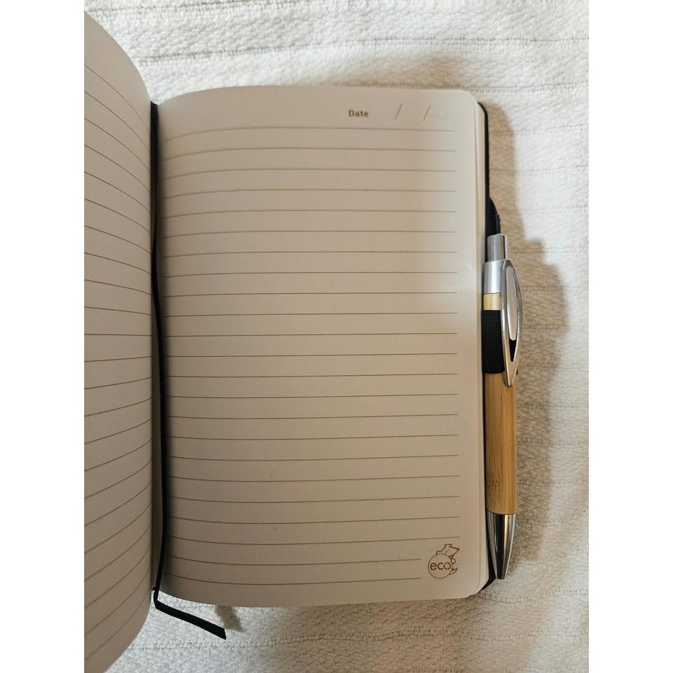 Spector & Co Desjardins Black Preston Journal & Pen NWOT - photo 4
