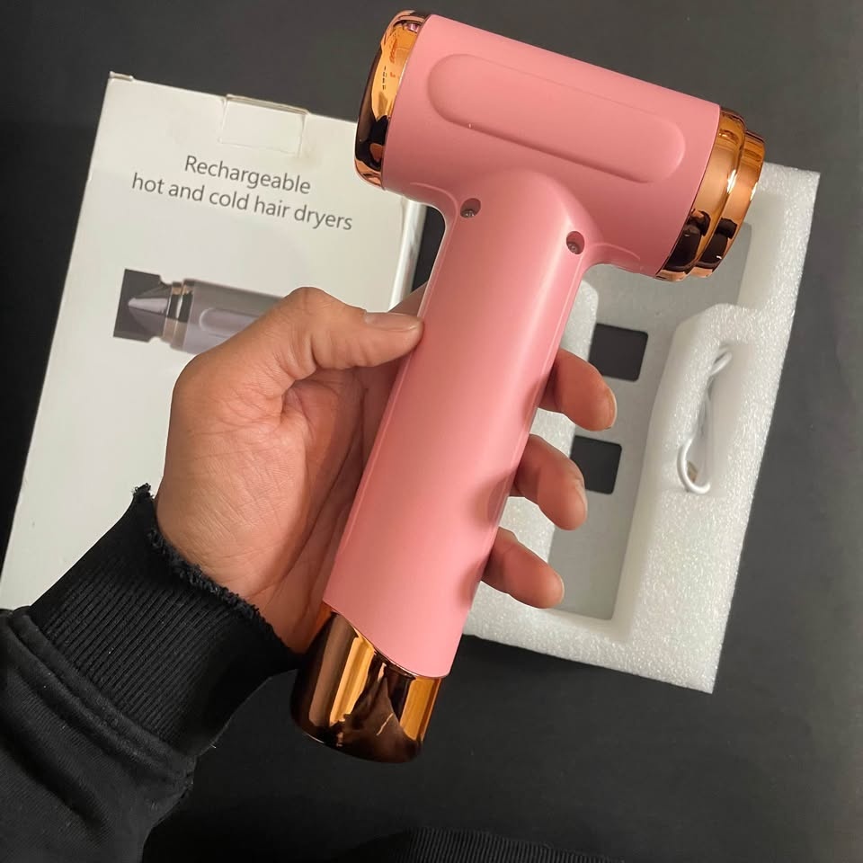 Rechargeable Hair Dryer Hot & Cold, Portable Wireless Hair Dryer - photo 3