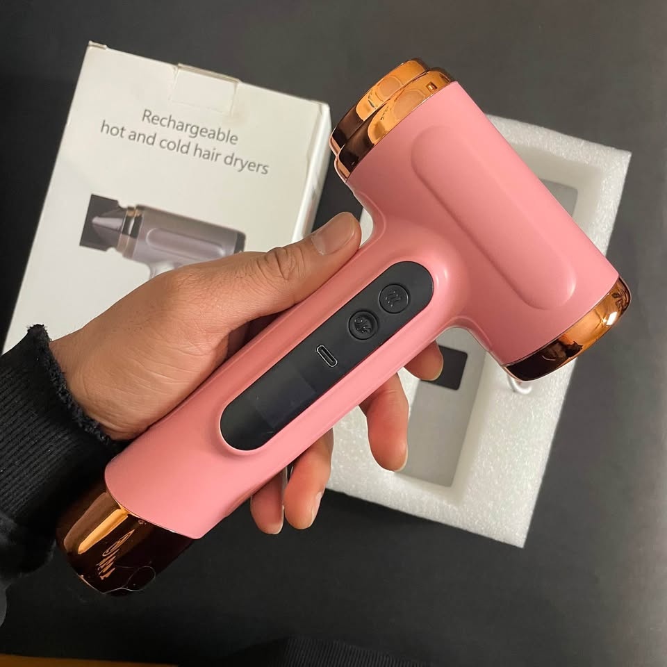 Rechargeable Hair Dryer Hot & Cold, Portable Wireless Hair Dryer - photo 5
