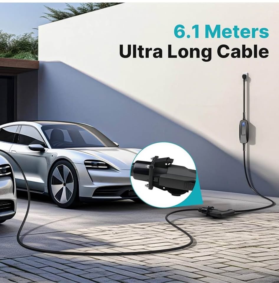 40A 20FT EV Charger Extension Cable – Morec – SAE J1772 - photo 2