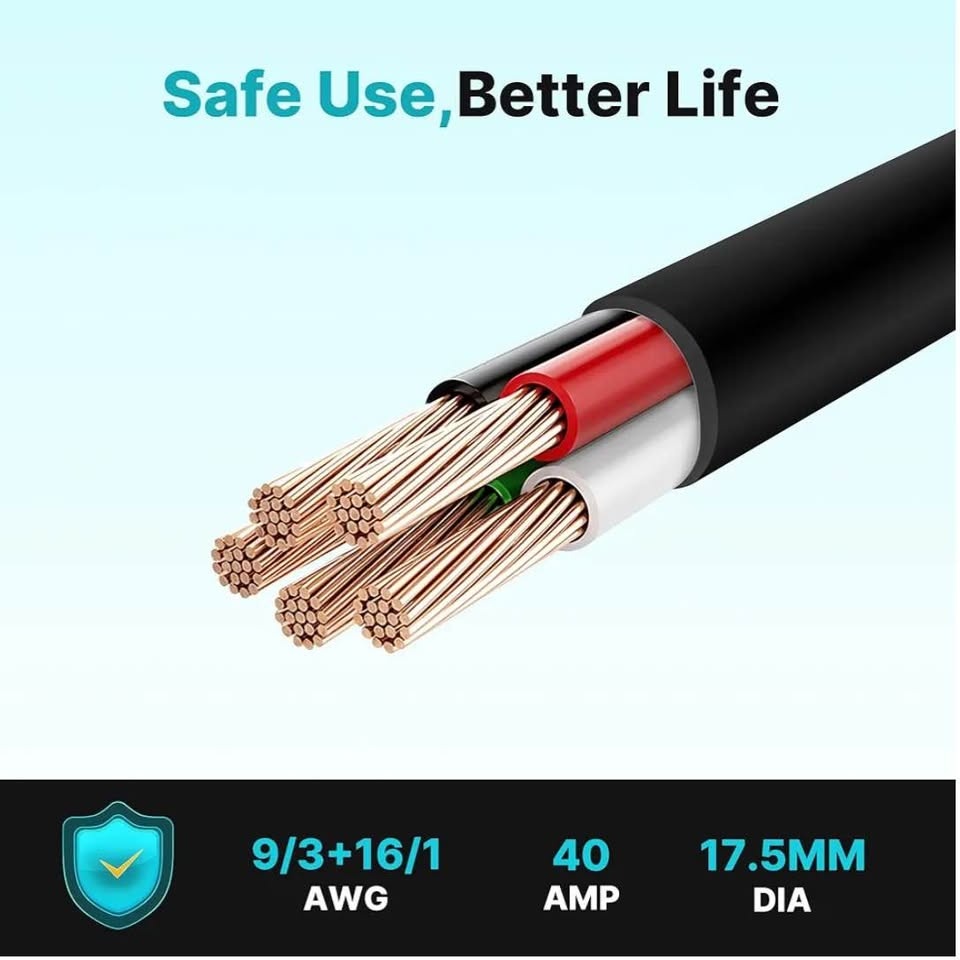 40A 20FT EV Charger Extension Cable – Morec – SAE J1772 - photo 5