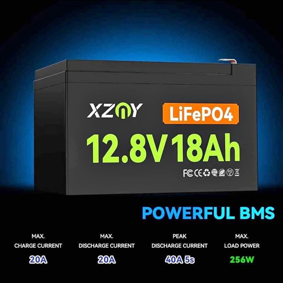12V 18Ah Lithium Battery, 5000+ Cycles, 20A BMS - photo 2