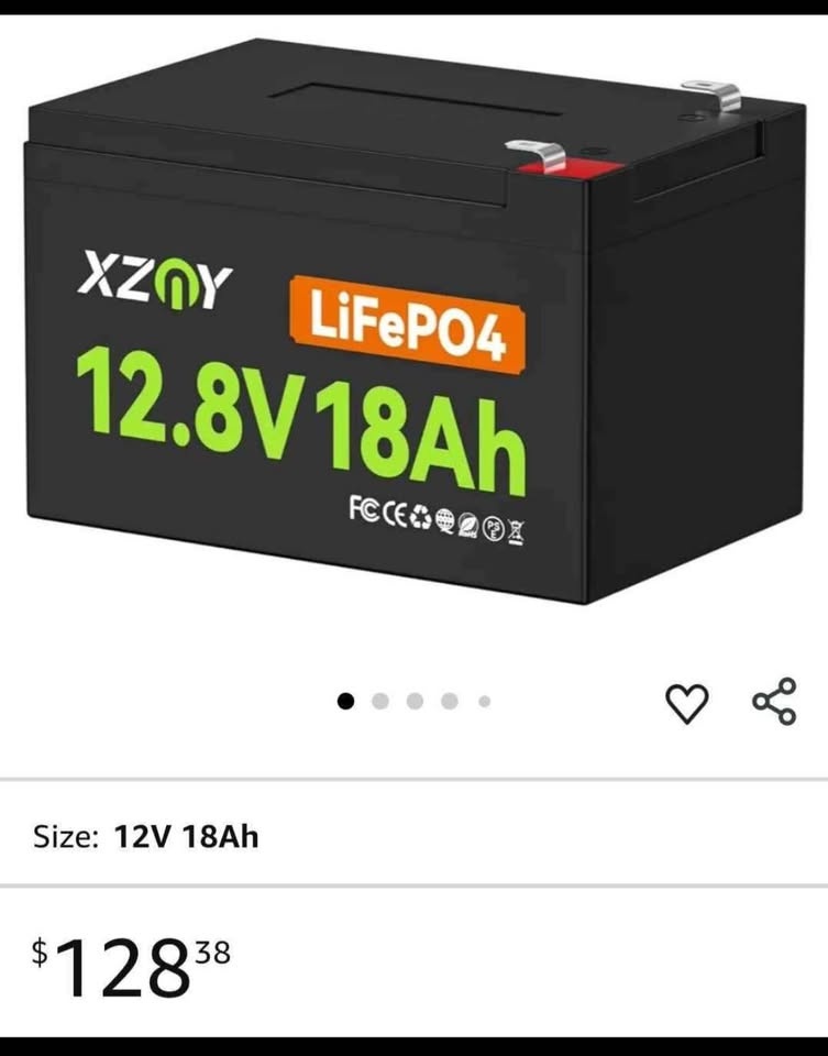 12V 18Ah Lithium Battery, 5000+ Cycles, 20A BMS - photo 5