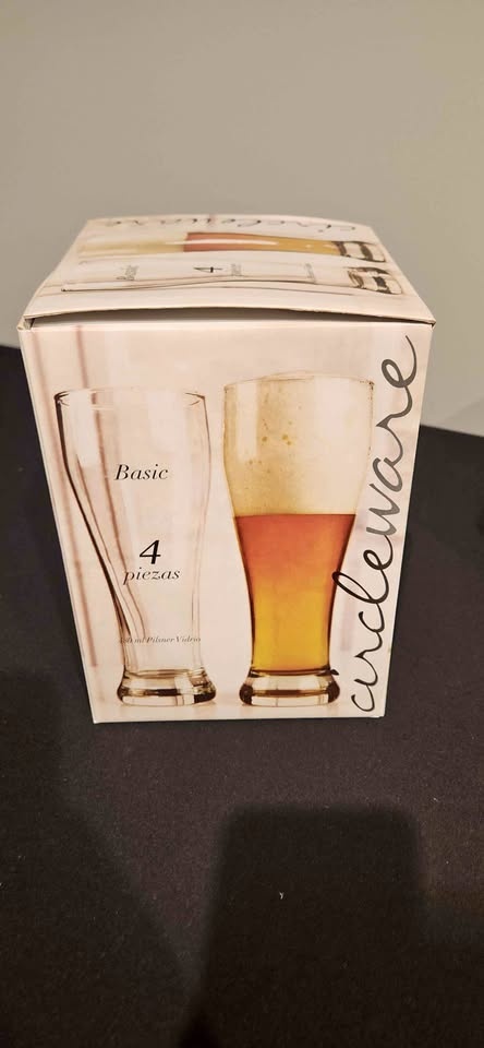 Tall Beer Glasses (4)