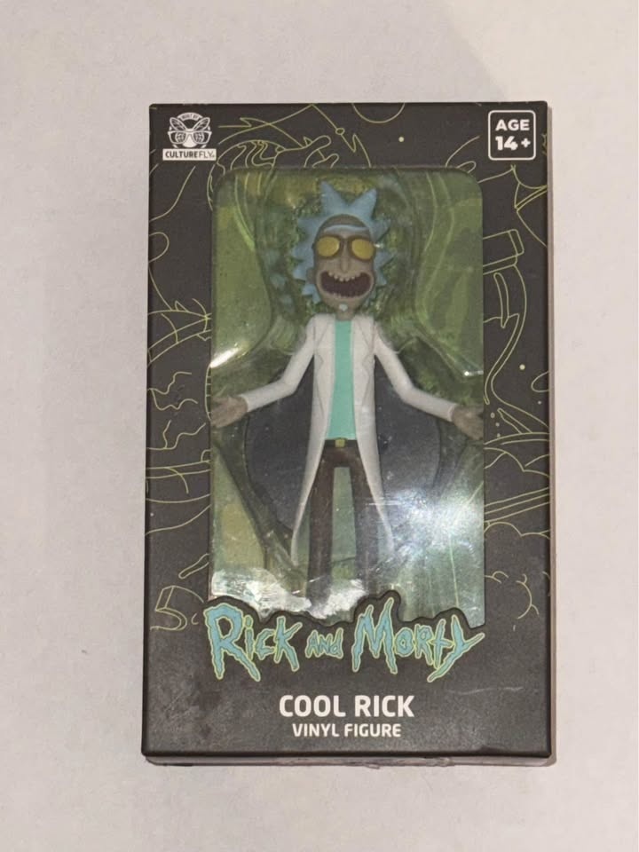 Rick and Morty "Cool Rick" + "Toxic Rick" Vinyl Figures - photo 2