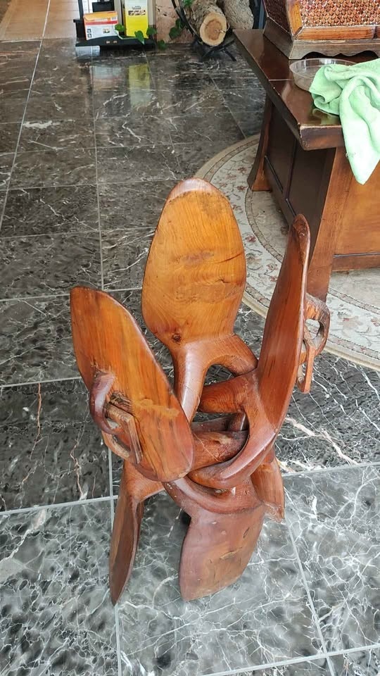 Wooden Bowl with Stand - photo 5