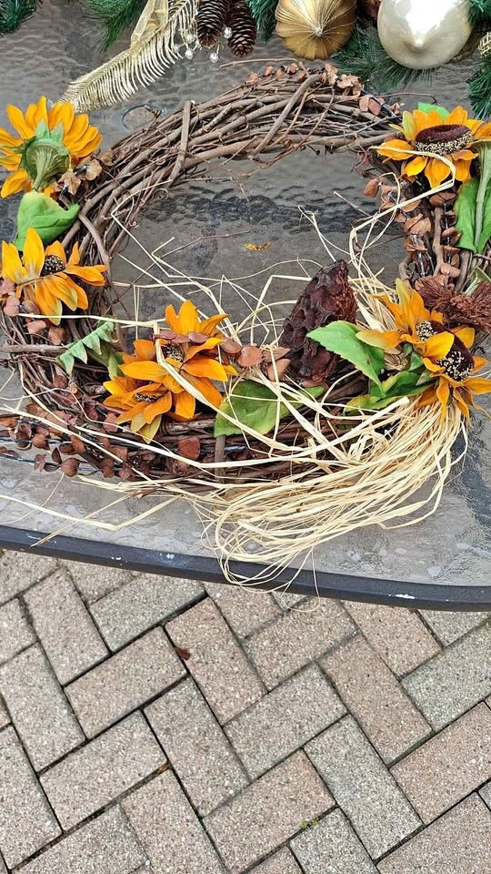 Sunflower Wreath