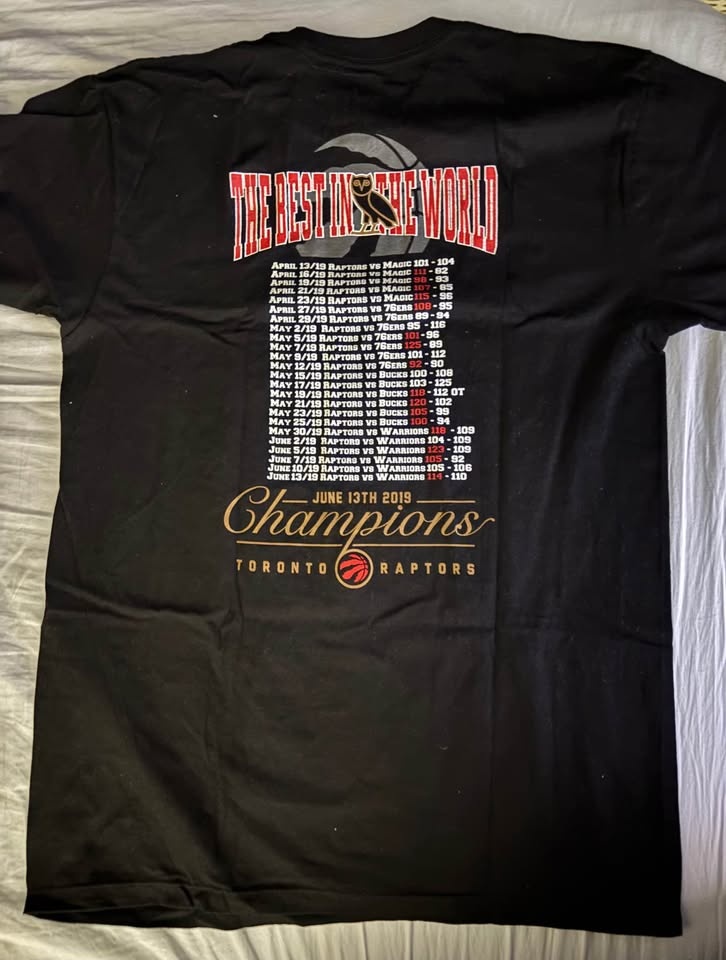 Toronto Raptors OVO Best in the World 2019 Champions Shirt - photo 2