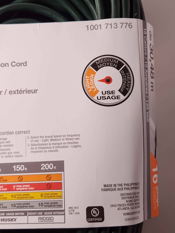 HDX 100 ft 16 Gauge Indoor Outdoor Extension Cord - photo 5