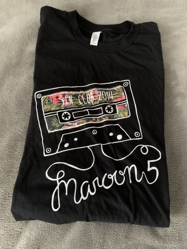 Maroon 5 S.I.N. Club 2014 Fan Club T Shirt