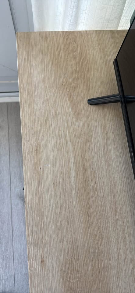 Wooden TV Cabinet Rattan Doors - photo 3