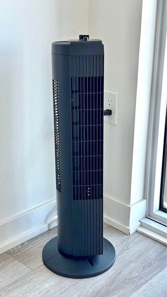 Tower Fan 28'' Oscillating with 3 Speed Settings