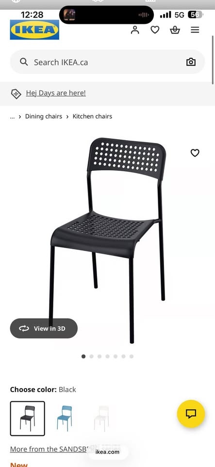 IKEA table plus 4 chairs - photo 2