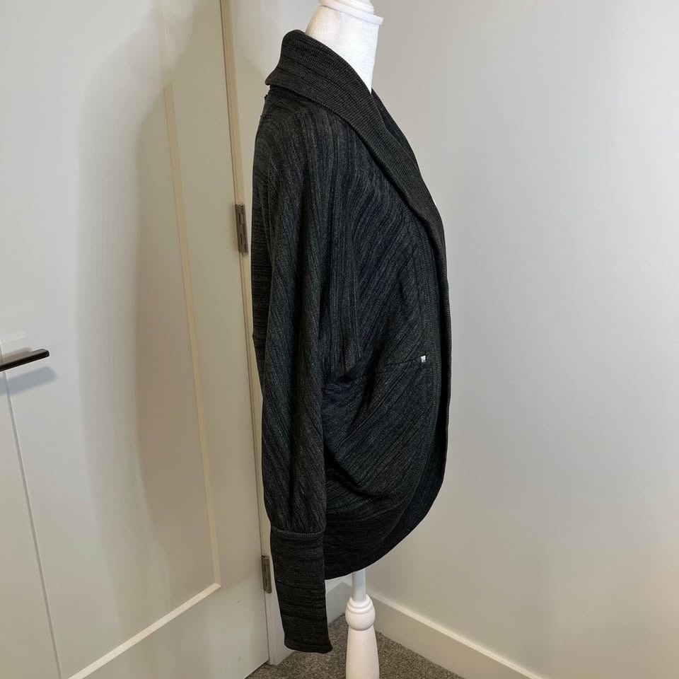 Wilfred Free Cardigan Heather Charcoal Grey - Size XS - photo 4