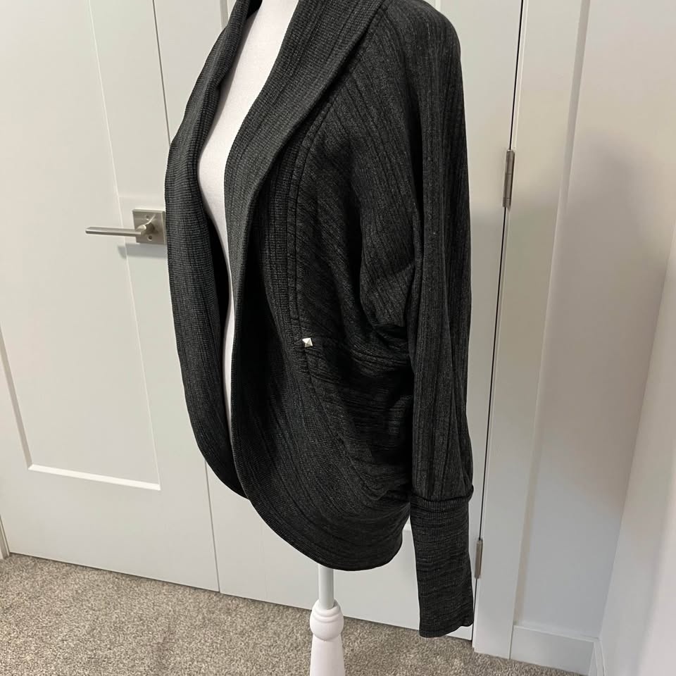 Wilfred Free Cardigan Heather Charcoal Grey - Size XS - photo 5