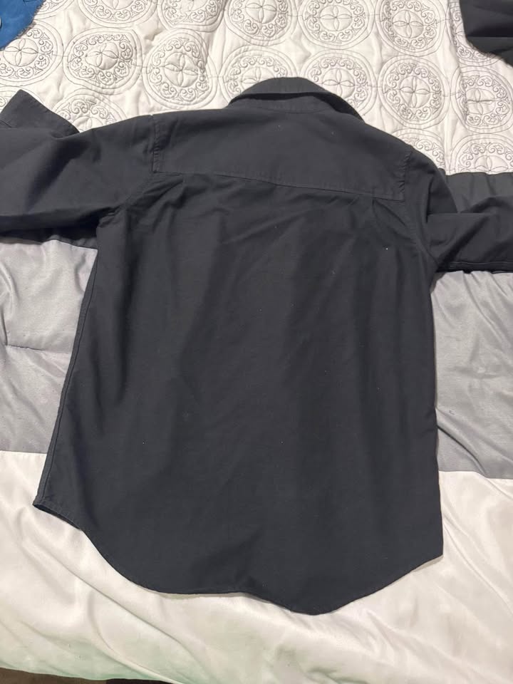Boys dress shirt black - photo 3
