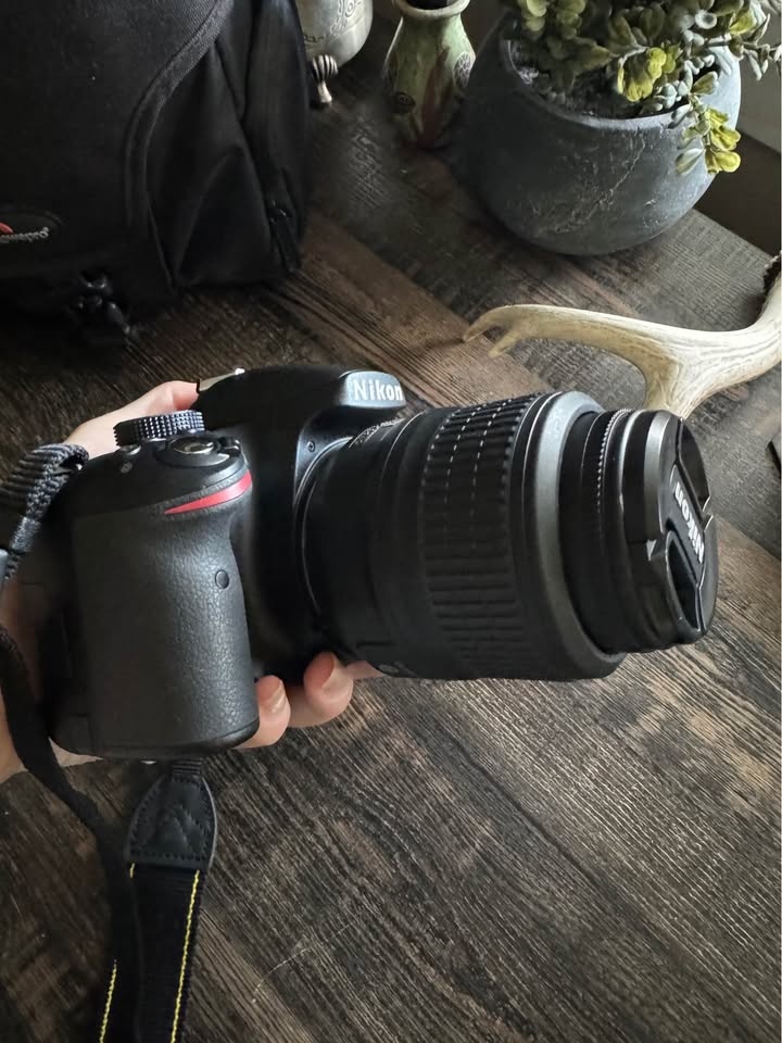 Nikon D3200 DSLR Camera, 2x 18-55mm Lenses, Bag, Strap, Charger