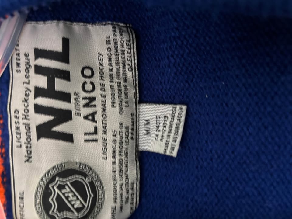 Vintage Edmonton Oilers Zip-Up Sweatshirt - Medium - photo 3