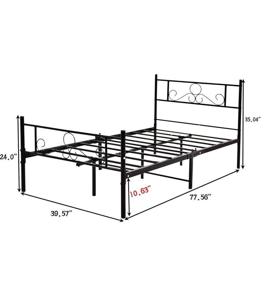 Metal Bed Frame for Twin Mattress - photo 3